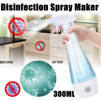 

350ml 84 Disinfectant Spray Maker USB Electrolysis Disinfectant Water Spray Bottle Maker Sterilizing for Household Cleaning