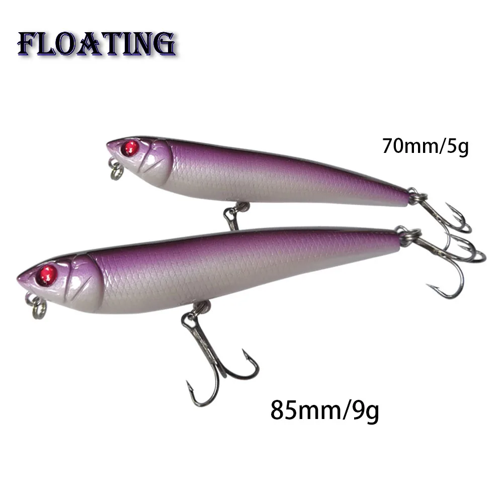 Minnow hard bait lure Fishing lure pencil Floating Trolling lure 85mm stickbait swimbait Pike Perch crankbaits hard bait ARDEA