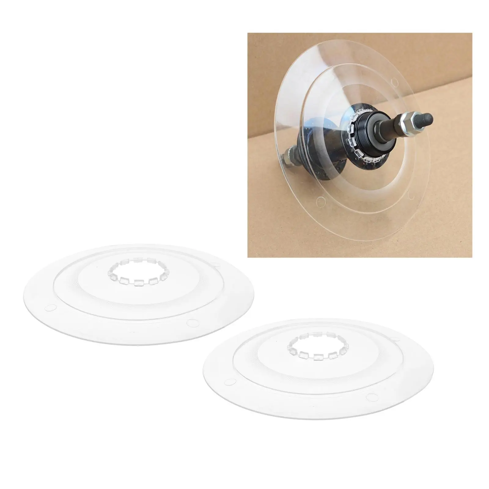 Bicycle Flywheel Guard 2pcs Mountain Bike MTB Flywheel Support Disc Brake Cassette Hubs Protection Cover Tool
