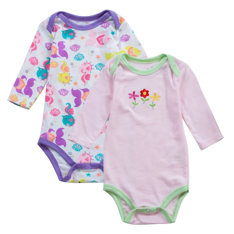 5 шт., Детские боди с длинными рукавами, одежда для мальчиков и девочек Треугольные боди для новорожденных, хлопковые комплекты для малышей от 3 до 24 месяцев