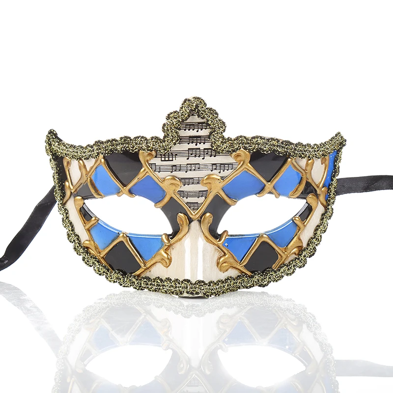 

Halloween Mask Half Face Mask Venice Music Christmas Masquerade Party for Men and Women Venice Carnival Masks Festival Props