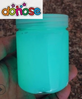 Горячая NoctilucenceCrystal слизь игрушки чистый мед слизь пчела полимерный инструмент для работы с глиной слизь клей грязь слизь шпатлевка DIY игрушка - Цвет: 150ML BLUE
