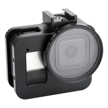 

With 52mm UV Filter Replacement Shoe Protective Action Camera Frame Case Side Open Aluminum Alloy Accessory Housing For Gopro 8