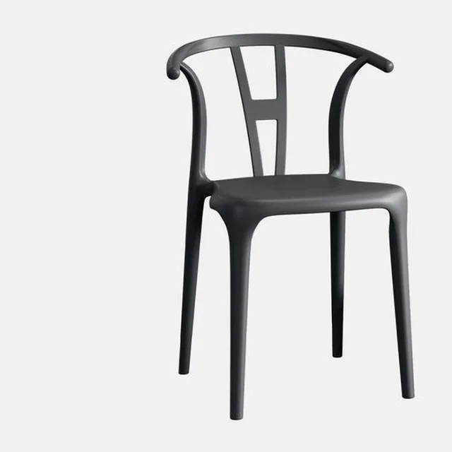 Plastic Horn Chair Modern Minimalist Chair For Home Nordic Dining Chairs Backrest Dining Chairs  Sillas De Comedor Chaises Salle 75cmx42cmx45cm