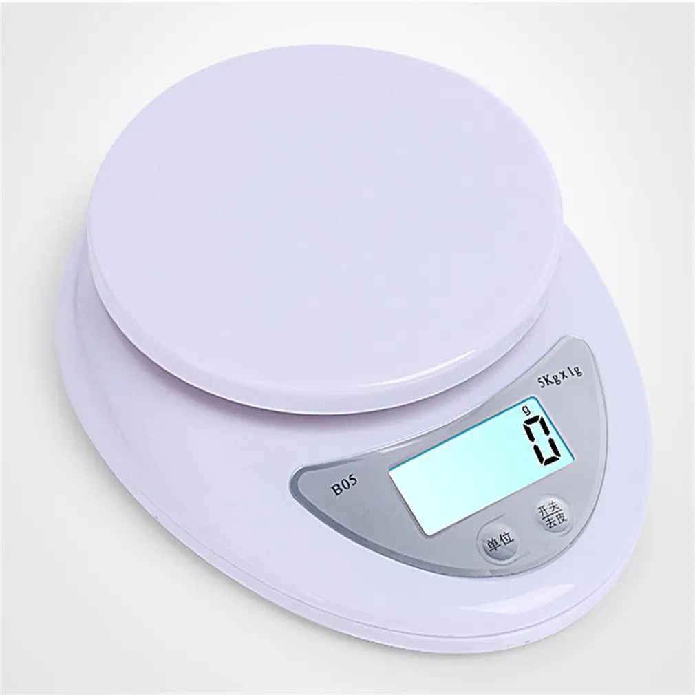 

2018 5000g/1g 5kg Digital Scale Food Diet Postal Kitchen Scales balance Measuring weighing scales LED electronic scales dropship