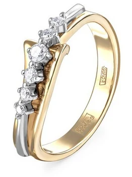 

Kabarovsky ring with 6 diamonds in Yellow Gold