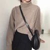 Colorfaith New 2022 Women's Autumn Winter Korean Style Knitwear Turtleneck Warm Pullover Solid Minimalist Elegant Sweater SW7276 ► Photo 2/6