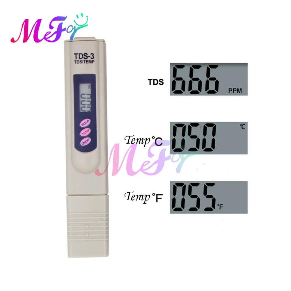 Portable Pen Digital Water Meter Filter Measuring Water Quality Purity Tester TDS Meter Thermometer For Aquarium Pool water tester,water quality detector