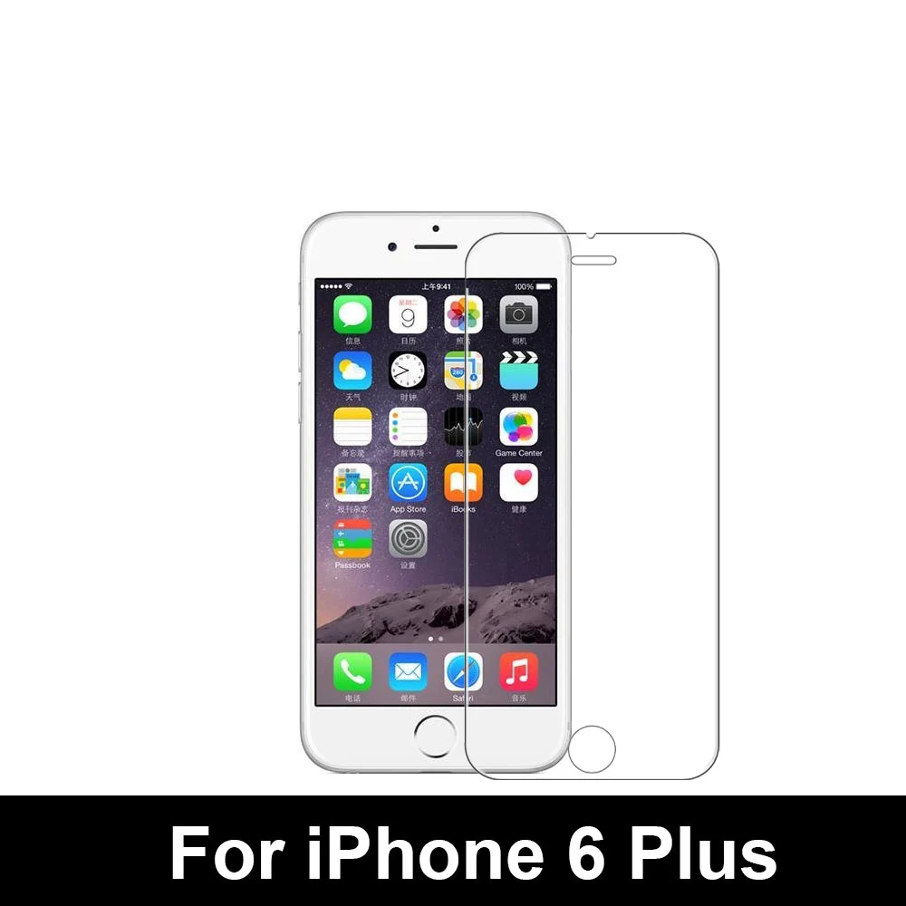 iPhone 6 plus 3 упаковки 9D HD закаленное стекло для iPhone 6 6S 7 8 Plus, Защитное стекло для экрана телефона для iPhone X XR XS Max 5 5S SE 4 4S стекло - Цвет: iPhone 6 plus