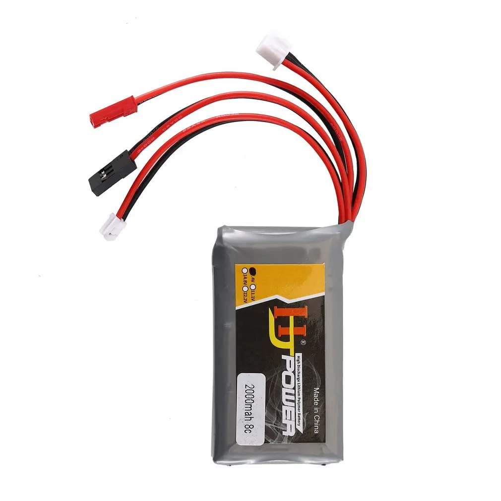 2000MAH 7,4 V 8C 2S Lipo батарея для перемычки T16 пульт дистанционного управления Запасные части заменить перезаряжаемые батареи