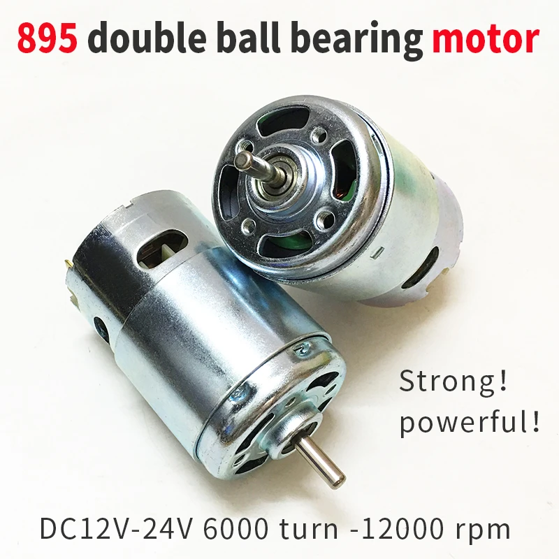 Business & Industrial DC 12V24V 895 Motor High Speed 600012000RPM Motor Large Torque Gear