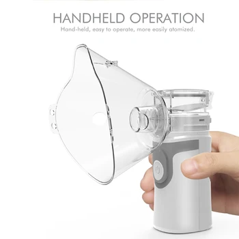 

Mini Handheld Portable Household Inhale Nebulizer Mesh Atomizer Silent Adult Automizer Inhaler For Kid Care Infant Tool