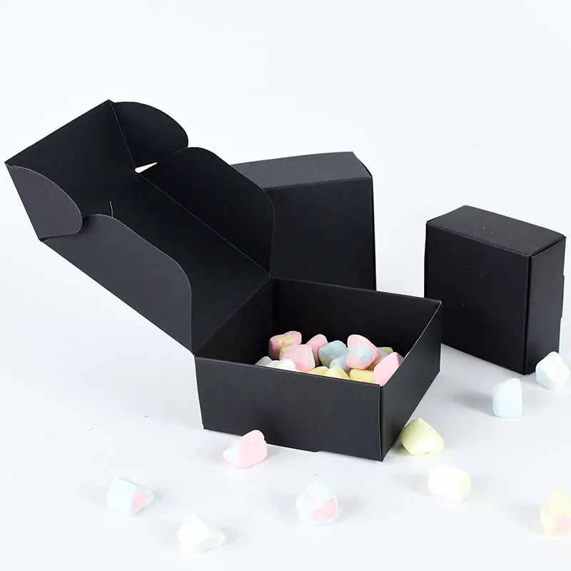 6pcs Multi-size Paper Boxes DIY HANDMADE Marbling Candy Boxes Wedding Birthday Party Cake Treat Gift Package Decoration Supplies