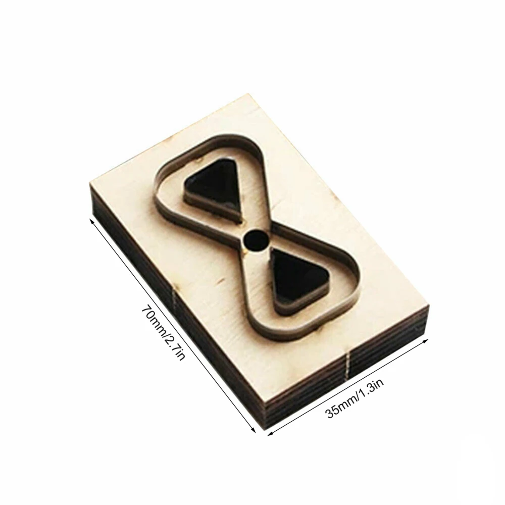 Leather Mold DIY Wooden Die Cutting Hot Sale 50x25mm / 70x35mm 2 Sizes Multi Purpose Tools