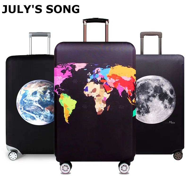 Дорожный защитный чехол JULY'S SONG эластичный Чехол для багажа на колесиках 18 ~ 32