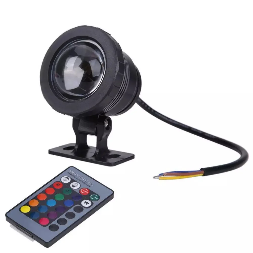 ตัวเลือกสินค้า ไฟ LED สีน้ำพุ สระ กันน้ำ RGB สี 10W-15W
