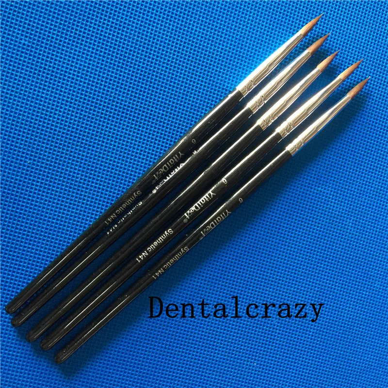 BEST 5pcs Dental Porcelain Brush Pen 6 Dental Lab Equipmentdental