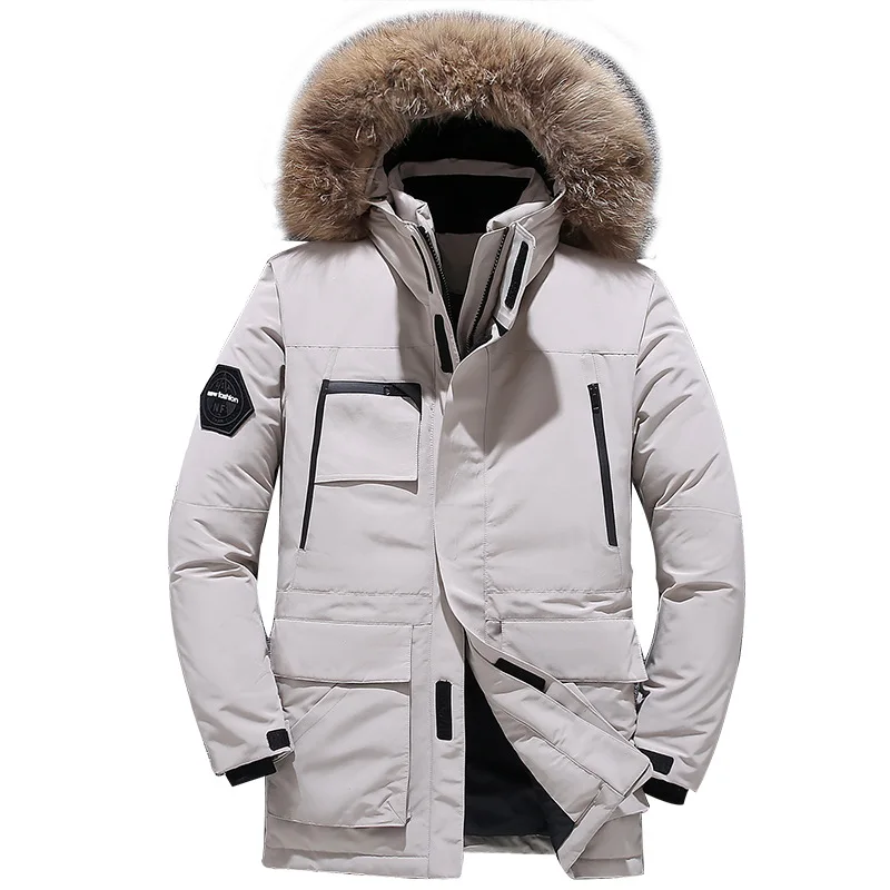 

MEN'S WEAR 2019 Winter New Style Simple Fashion Men Hot Sales Temperment Hooded Warm down Jacket MEN'S Jacket