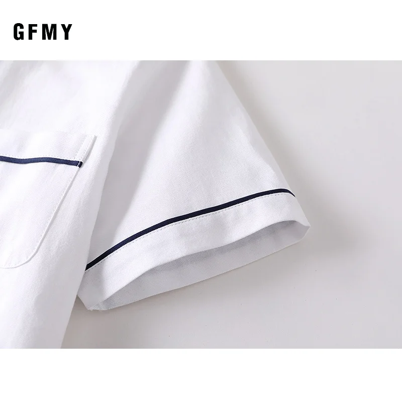 GFMY Kids Boy Shirts Clothes Solid Color 3-11Y Baby Shorts Sleeve Shirt Summer Tops Tees Shirts Children Cotton Blouse boys short sleeve shirts