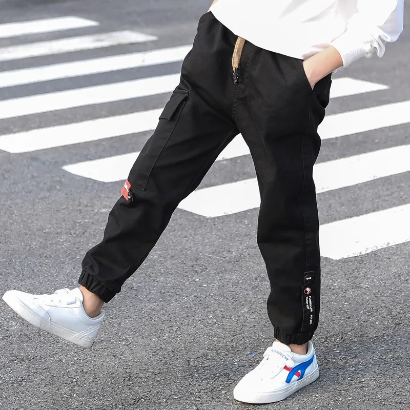 

BOY'S Autumn Trousers 2019 Autumn CHILDREN'S Trousers Big Boy Left Prince a Ready Children Bib Overall