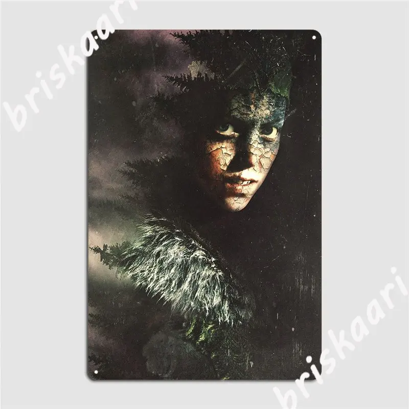 Hellblade Metal Sign Vintage Mural Cinema Soggiorno Piatti Targa In Metallo Poster