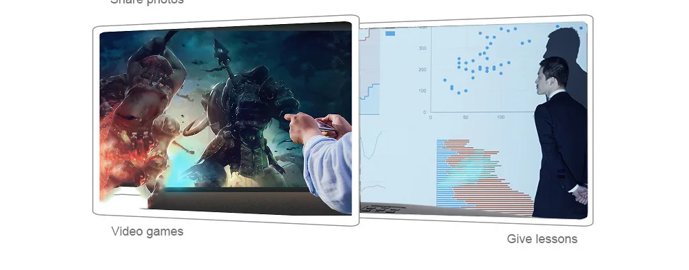 CS03 Мини светодиодный Умный домашний проектор 320x240/400-600 люмен/HDMI/TF/USB