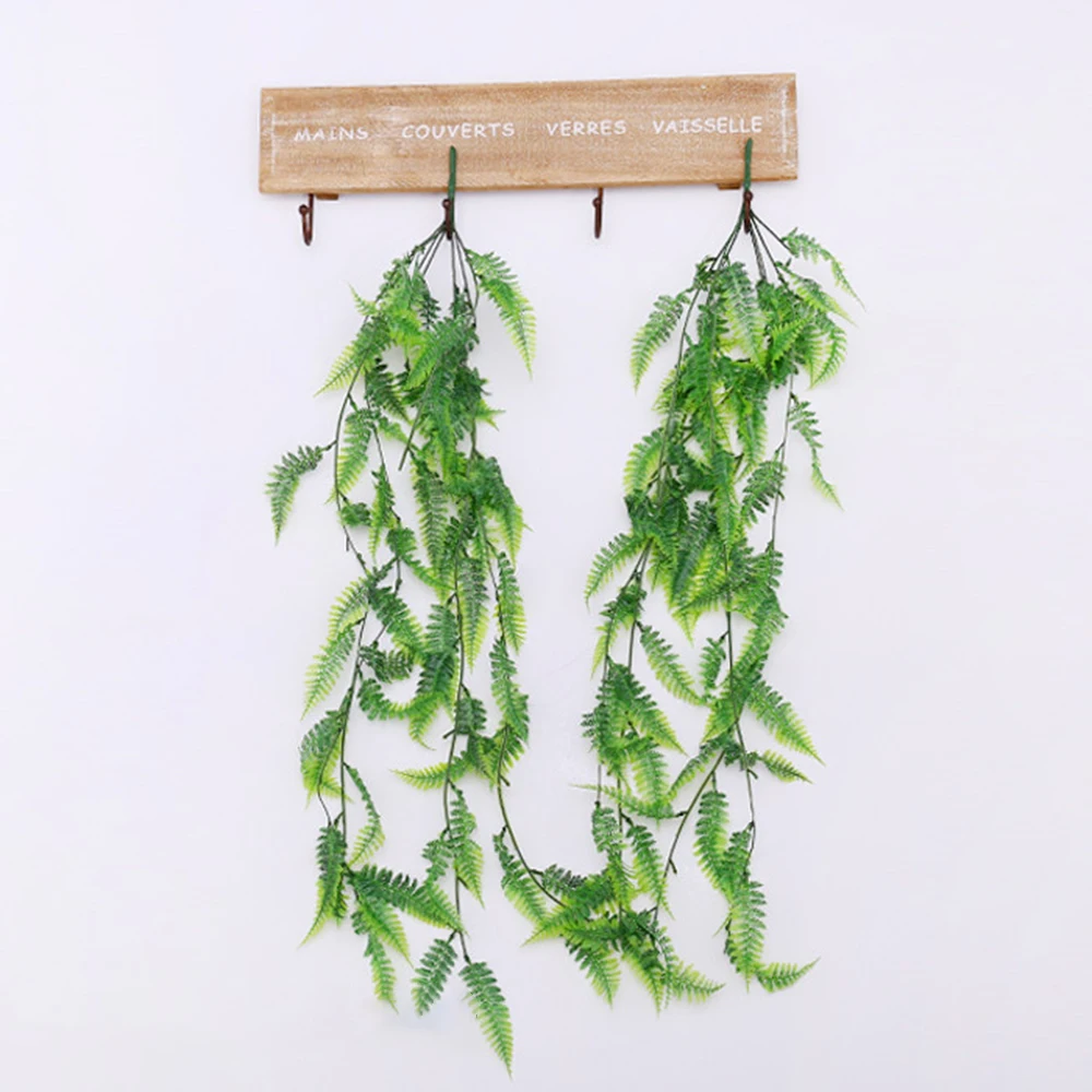 

Artificial Ivy green Leaf Garland Plants Vine Foliage Flowers Home Decor Plastic Artificial Flower Rattan string