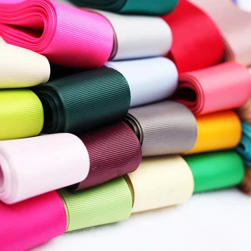 Vibrant Grosgrain Ribbon Collection for DIY Crafts and Decorative Gifts (5 Meters)