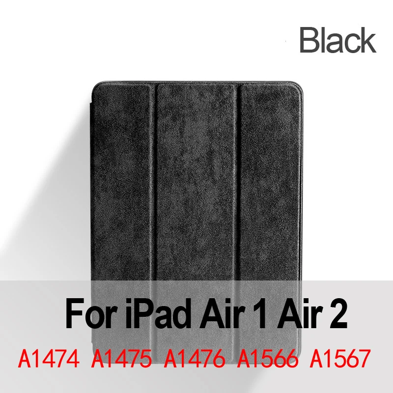 Bk Air 1 2 9.7 Для iPad Air 2 1 Pro Чехол 9,7 Алькантара кожаный мягкий силиконовый 5 6 роскошный замшевый чехол для iPad 10,2 - Цвет: Bk Air 1 2 9.7