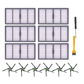 

Replacement Filter Side Brush,6 High Efficiency Filters 6 Corner Brushes for Irobot Roomba S Series,Cleaner Accessories