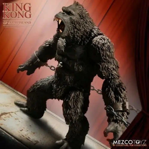 Mezco Toyz 10100 7 дюймов король конг череп остров фигурка