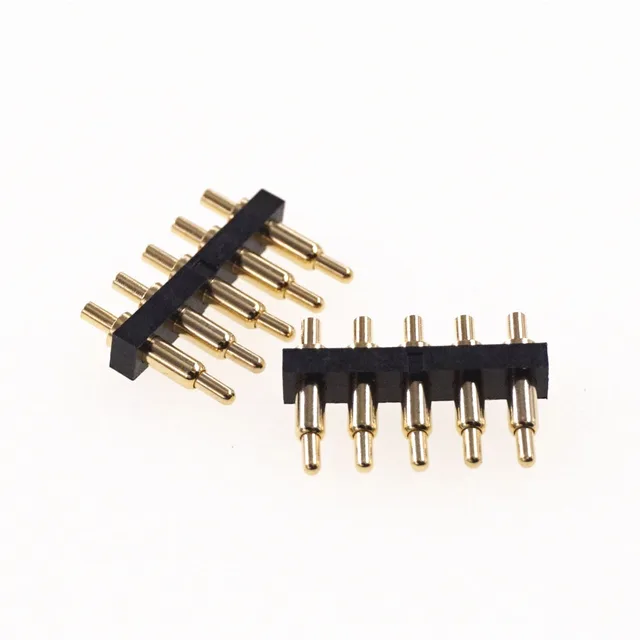 2,54 Mm-Es Hangmagasság-Beépülő Deszkás Tábla Tavaszi Gyűszű Pogo 2 3 4 5 6 7-Pin Magasság 7,0 Mm - Image 2