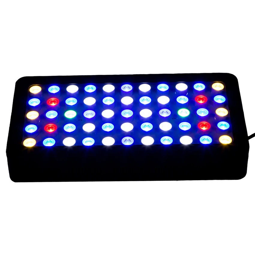 Intelligent Dimmable LED Aquarium Light Full Spectrum Lighting For Reef Coral Fish 165W Bluetooth-compatible Control