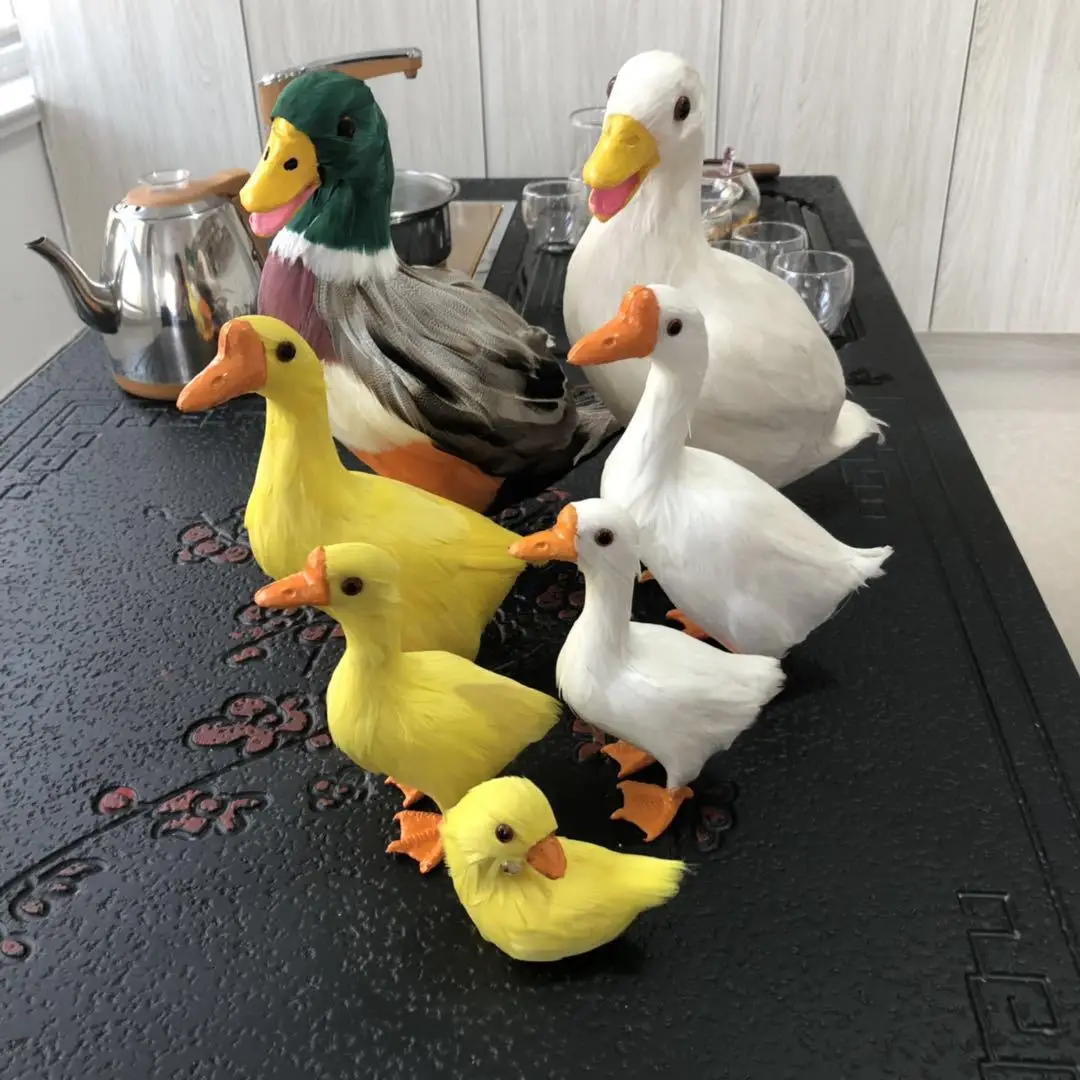 

Model Duck Small Yellow Duck 3 PCs Color Model Hunting Bait Small Duck Garden Home Decoration