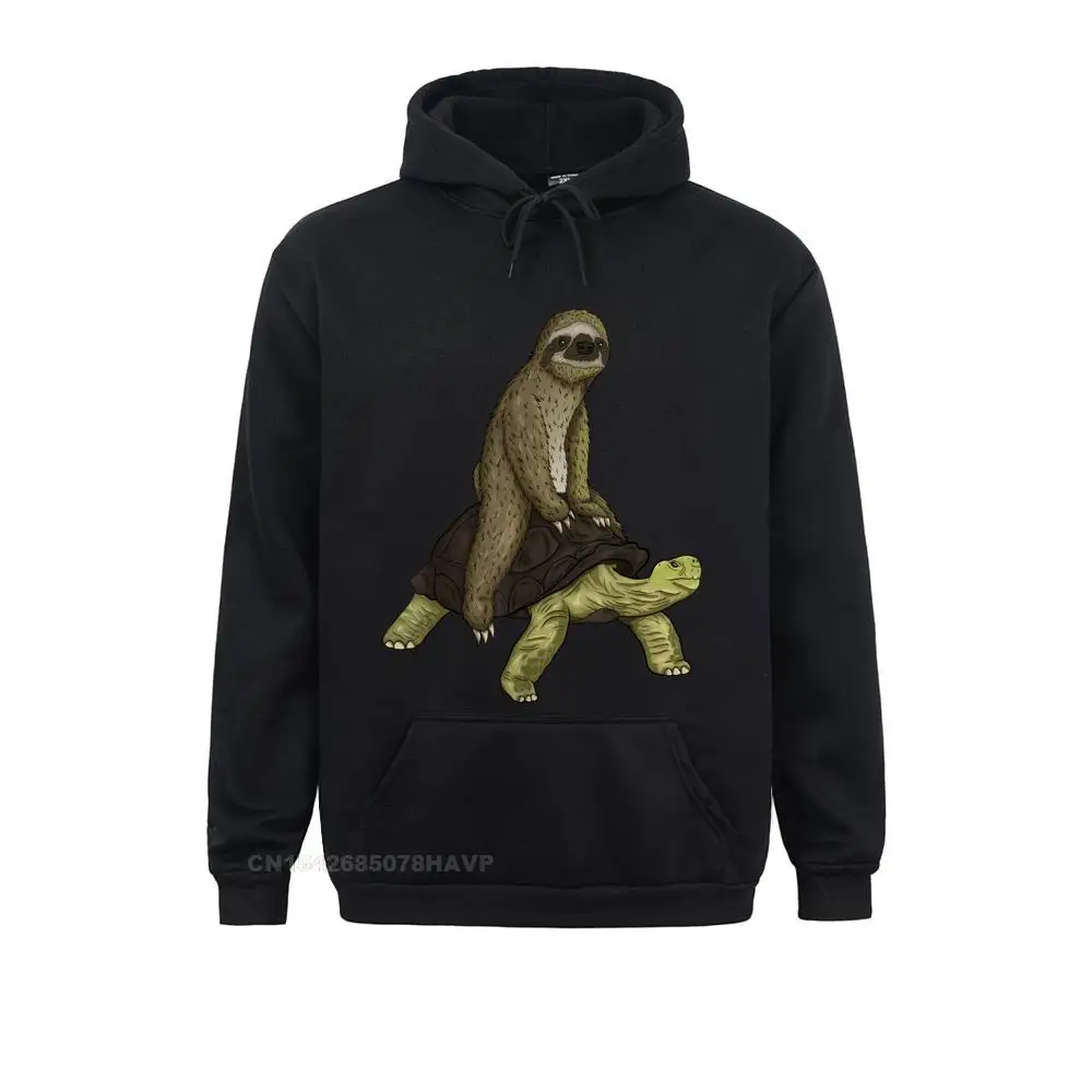 Sloth Turtle Shirt Speed is Relative Sloth Riding Tortoise__712 Sweatshirts for Male Long Sleeve Hoodies 2021 New Fashion VALENTINE DAY Clothes Custom Sloth Turtle Shirt Speed is Relative Sloth Riding Tortoise__712black
