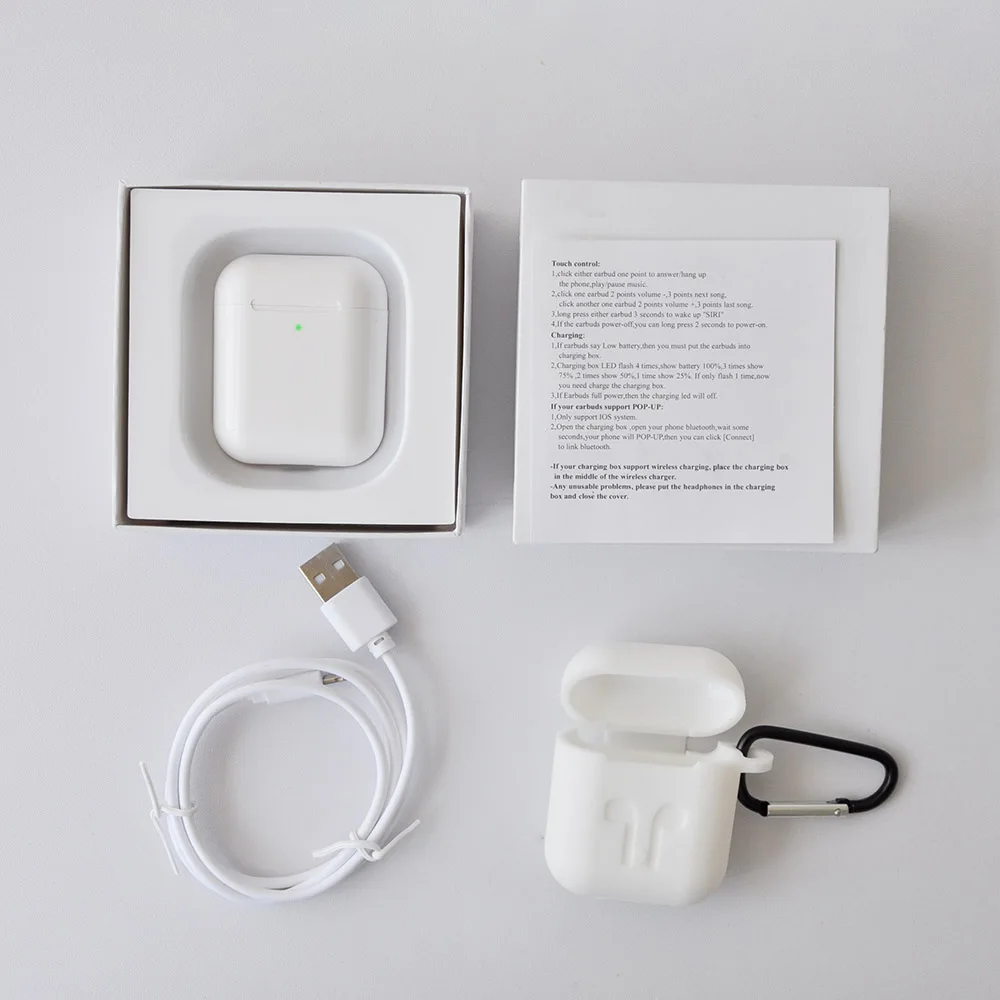 W-white Case I90000max беспроводные наушники-вкладыши с gps позиционированием+ изменение имени Bluetooth стерео наушники pk i10000 i50000 tw - Цвет: W-white Case