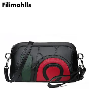 

2019 luxury sheep skin genuine leather shoulder bag ladies bags 100% Genuine leather women Messenger Bags F-532