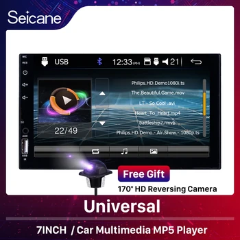 

Seicane Universal Touch Screen Video 7inch Car Multimedia MP5 Player Auto Radio Player Bluetooth Backup Camera Car radio
