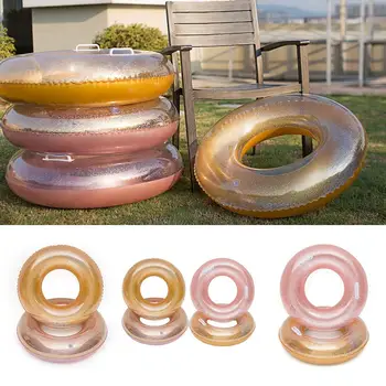 

Inflatable Sequins Round Swimming Ring Glitters Buoy Circle Water Party Supplies Float Water Party Toy New