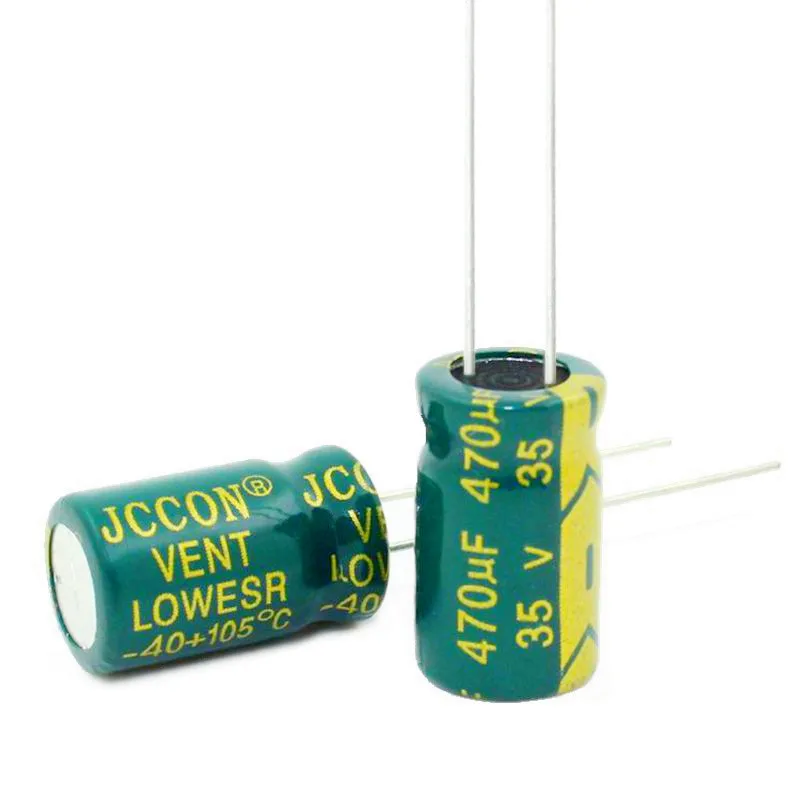 100PCS 470UF 35V 35V470UF Aluminum Electrolytic Capacitor high-frequency 10X17MM electrolytic capacitor aluminum capacitor aluminum electrolytic capacitor