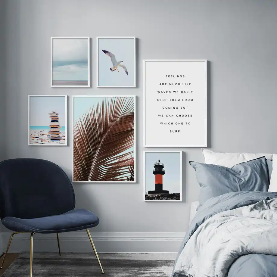 Download Praia quarto chique Desktop Wallpaper