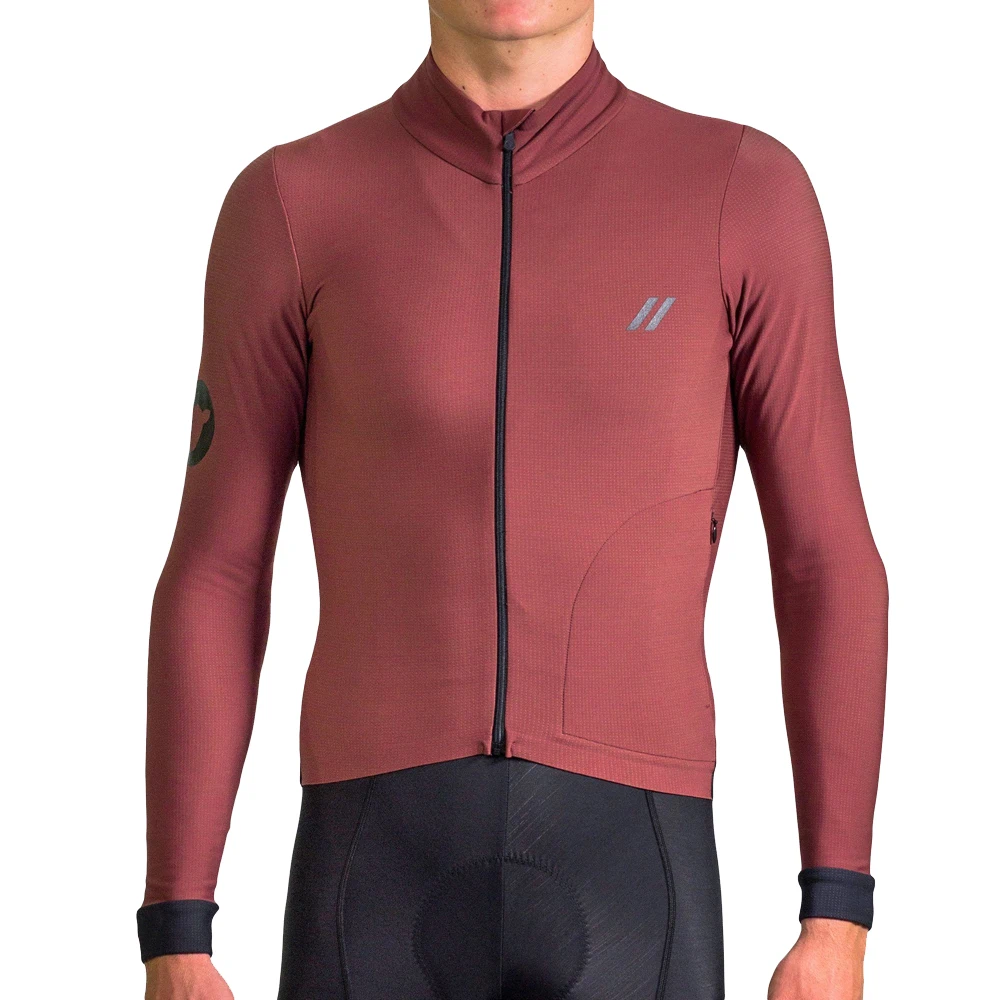 Black-Sheep-Cycling-Elements-Thermal-Long-Sleeve-Jersey-Burgundy