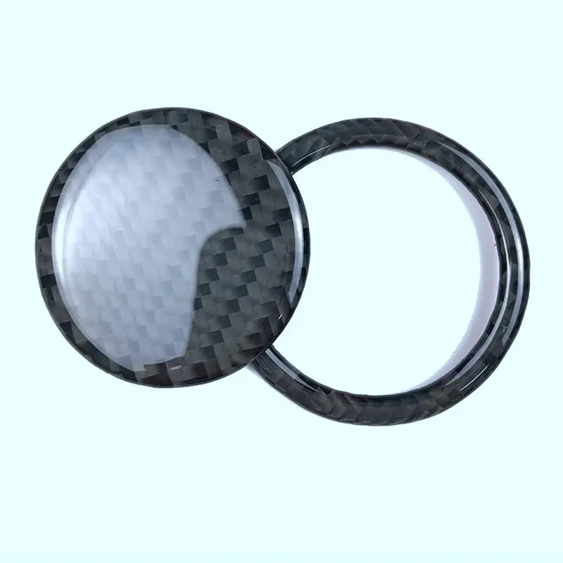 

For Subaru BRZ Toyota 86 Carbon Fiber Car Engine Start Button Decoration Ring Trim Stickers 2013 2014 2015 2016 Car Styling