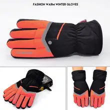 Модные Цветные мужские и женские лыжные перчатки зимние плюс бархатные утолщенные уличные теплые спортивные перчатки
