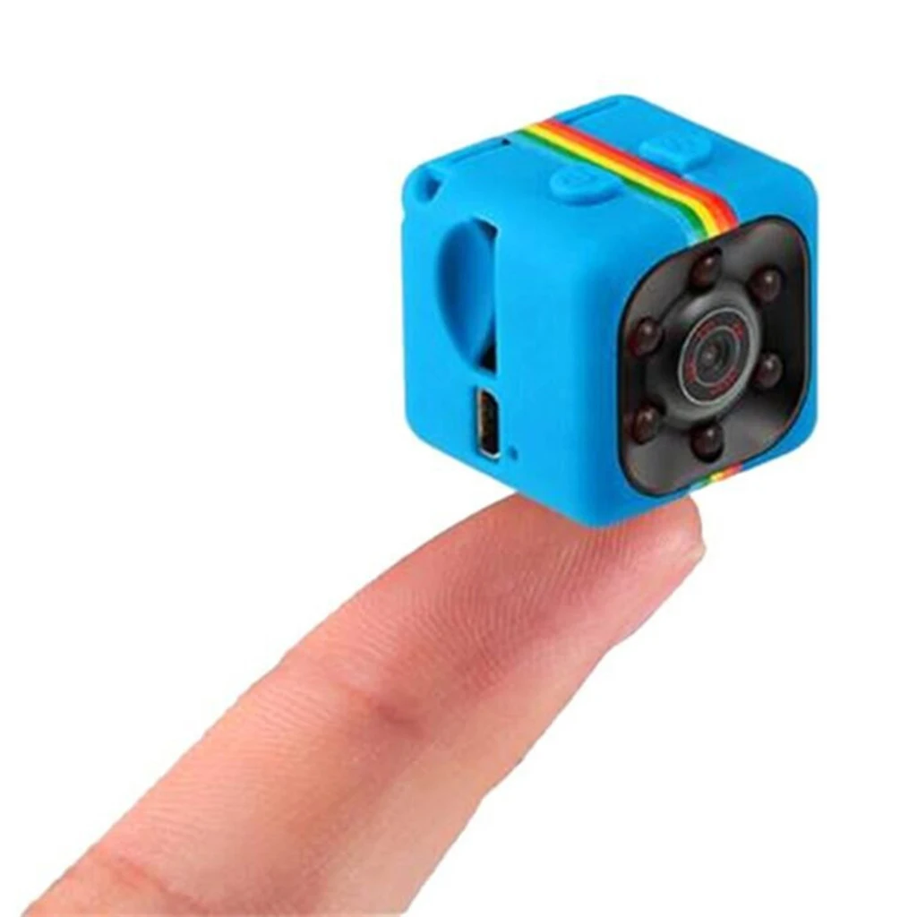 Quelima SQ11 Mini DVR Recorder Camera 120 Degree HD Car Recorder Blue
