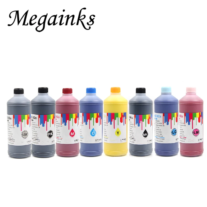 8 шт 1000 мл лучшее качество яркие пигментные чернила для принтера hp z6100
