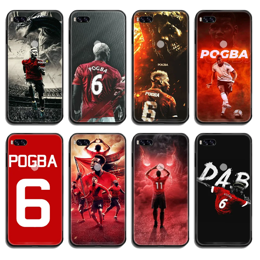 Чехол для телефона Paul Pogba football корпус Xiaomi Redmi Mi Note 3 5 6 8 9 A1 2 Max3 Mix2 X SE Lite Pro черный