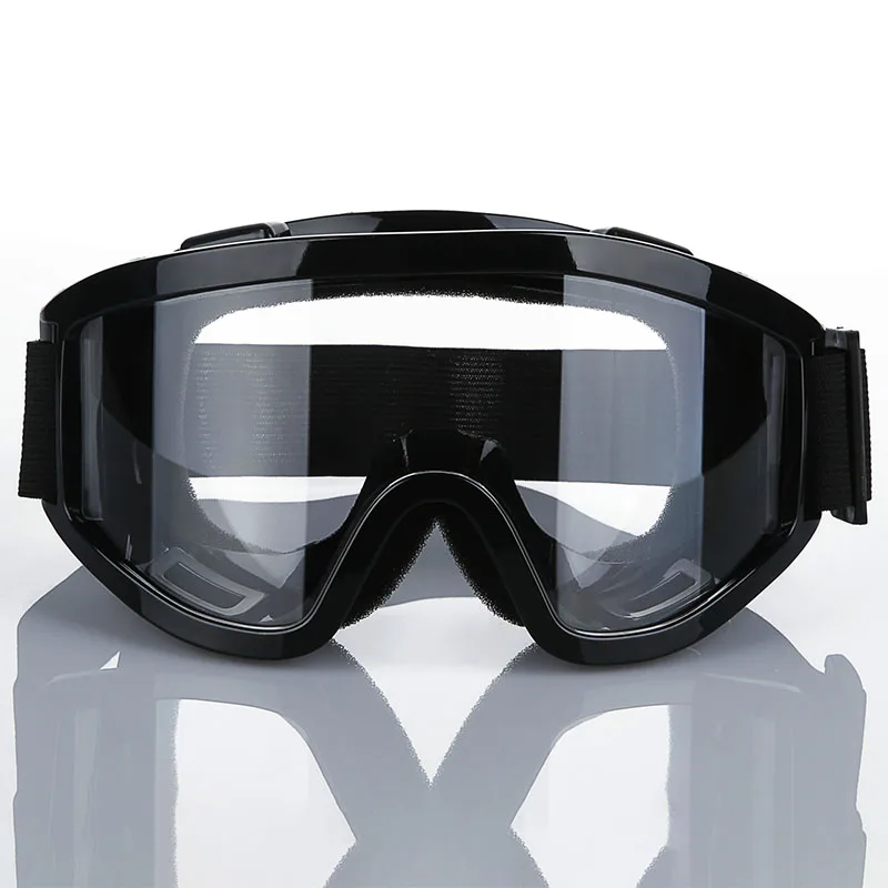 Transparent Anti-fog Dustproof Big Ski Mask Glasses Skiing Snow Men Women Snowboard Goggles