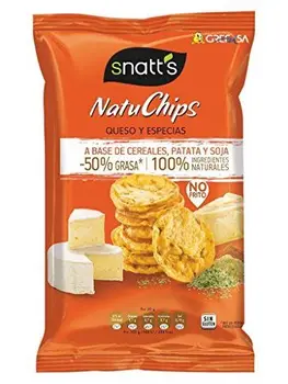 

Snatts Grefusa - Natuchips Queso Y Especias 85 g