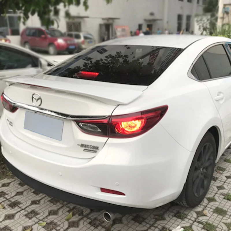 Подходит для Mazda 3 2014-2018 года спойлер из АБС-пластика углеродное волокно заднее